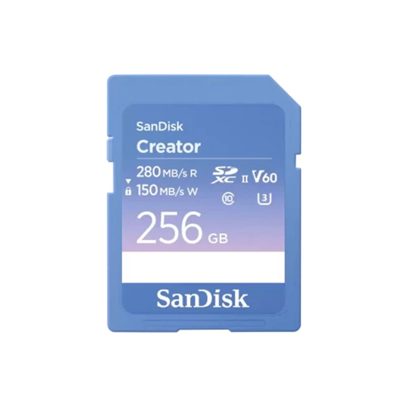 SanDisk Creator 256 GB SDXC UHS-II Clase 10