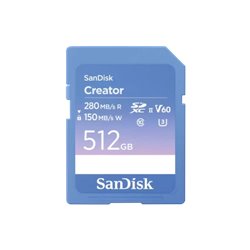 TARJETA SANDISK CREATOR SD UHS-II​ 512GB