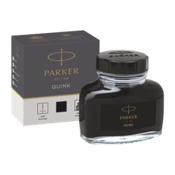 FRASCO DE TINTA PARKER 57ML. PARA PLUMA ESTILOGRÁFICA COLOR NEGRO PARKER 1950375