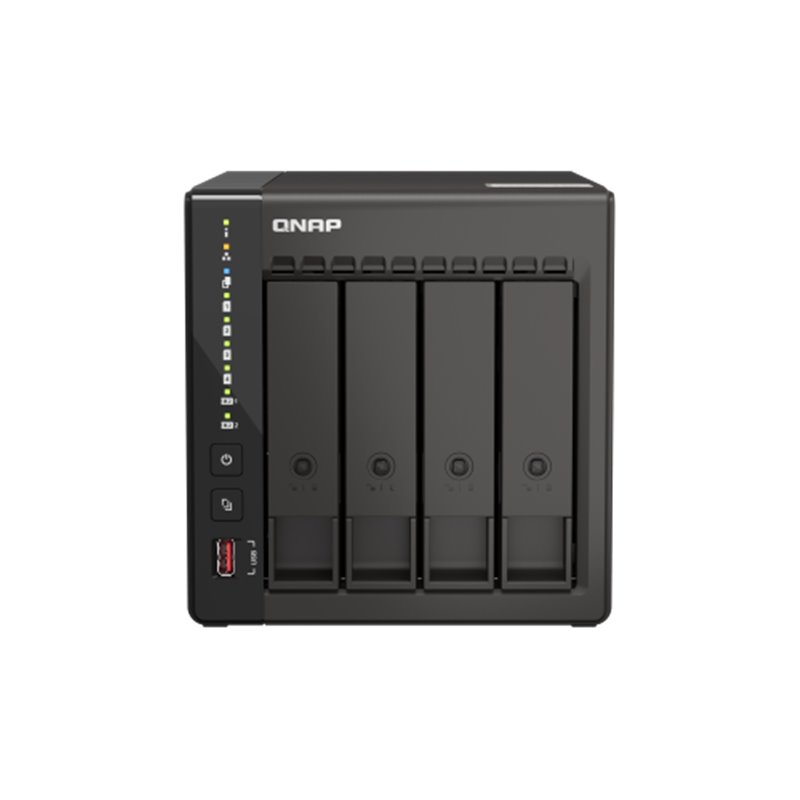 QNAP QVP-41C servidor de almacenamiento NAS Torre Intel® Celeron® J6412 8 GB DDR4 0 TB Negro