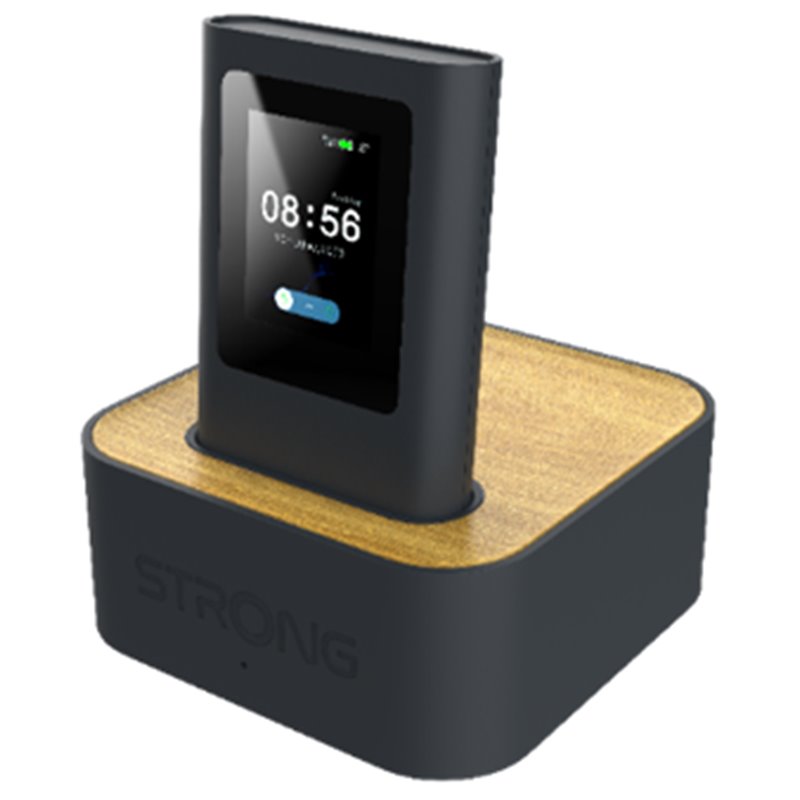 Strong HI-PHI 6 sistema Wi-Fi Mesh (Wi-Fi en malla) Doble banda (2,4 GHz / 5 GHz) Wi-Fi 6 (802.11ax) Negro 2 5G Interno