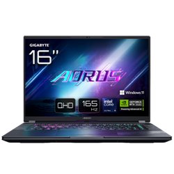 GIGABYTE AORUS ELITE 16 BWH Portátil Gaming - 16,0“, 165Hz WQXGA, Intel Ultra 9 275HX, NVIDIA RTX 5070, 32GB DDR5 5600MHz, 1TB G