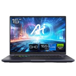 GIGABYTE AORUS 16X ASG 2024 - 16 pulgadas, 165Hz QHD, Intel Core i7-14650HX, NVIDIA GeForce RTX 4070 GPU, 16GB DDR5 5600MHz, 1x 