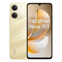 realme Note 70T 17,1 cm (6.74") SIM doble Android 15 4G USB Tipo C 4 GB 128 GB 6000 mAh Oro