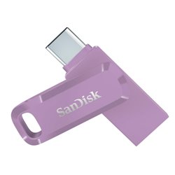 SanDisk Ultra Dual Drive Go USB 128GB unidad flash USB USB Type-A / USB Type-C 3.2 Gen 1 (3.1 Gen 1) Lavanda