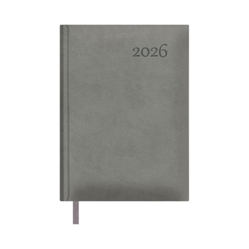 AGENDA 2026 LAUSANA DÍA PÁGINA 14 X 20 CM. COLOR GRIS DOHE 12739 - 26