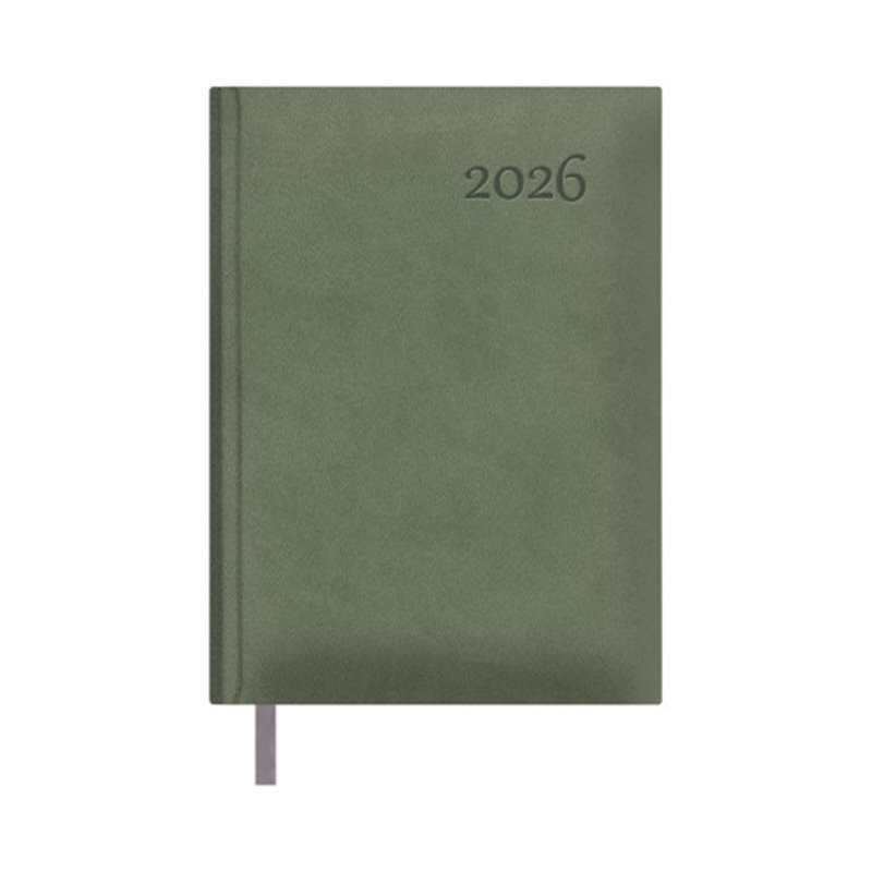 AGENDA 2026 LAUSANA DÍA PÁGINA 14 X 20 CM. COLOR VERDE DOHE 12738 - 26