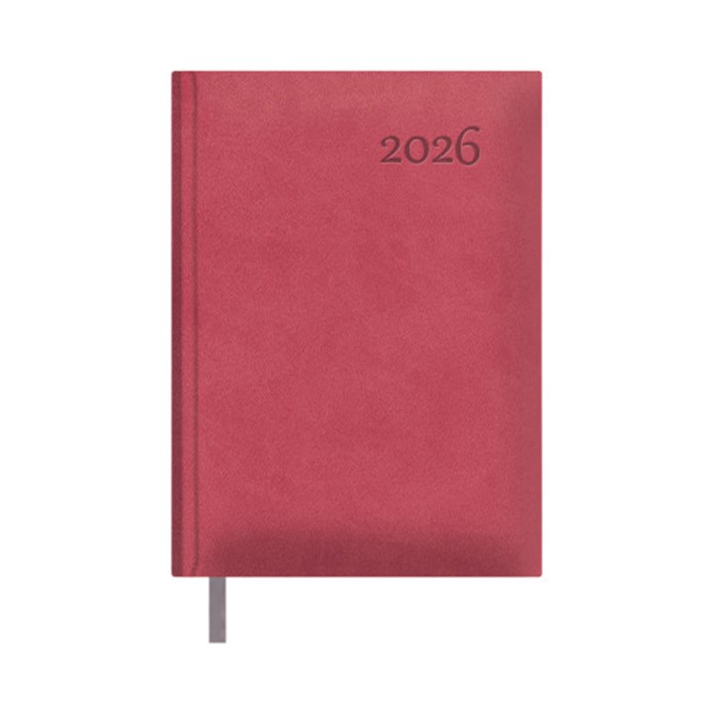 AGENDA 2026 LAUSANA DÍA PÁGINA 14 X 20 CM. COLOR FUCSIA DOHE 12737 - 26