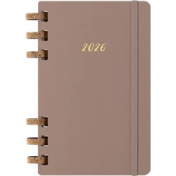 AGENDA 2026 TAPA DURA 12 MESES ESPIRAL L (13 X 21 CM) ALMENDRA MOLESKINE DHSPP2912MWH3Y26