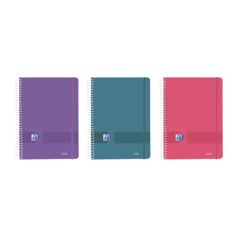 AGENDA 2026 LIVE&GO A5 15X21CM SEMANA VISTA COLORES VIVOS OXFORD 400201729