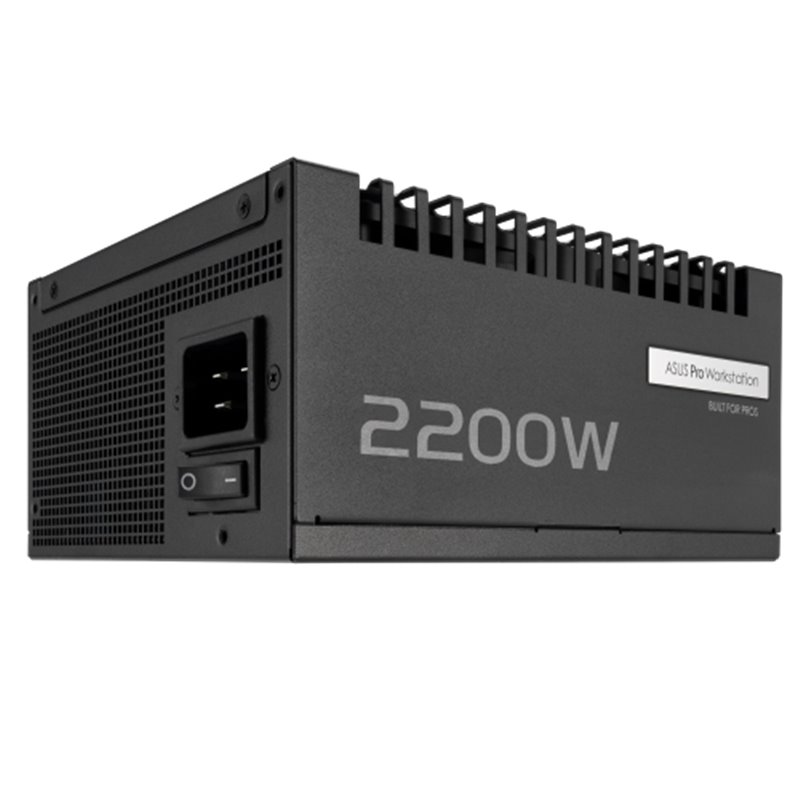 ASUS Pro WS 2200W Platinum unidad de fuente de alimentación 20+4 pin ATX ATX Negro