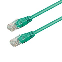 WP WPC-PAT-6U020G cable de red Verde 2 m Cat6 U/UTP (UTP)