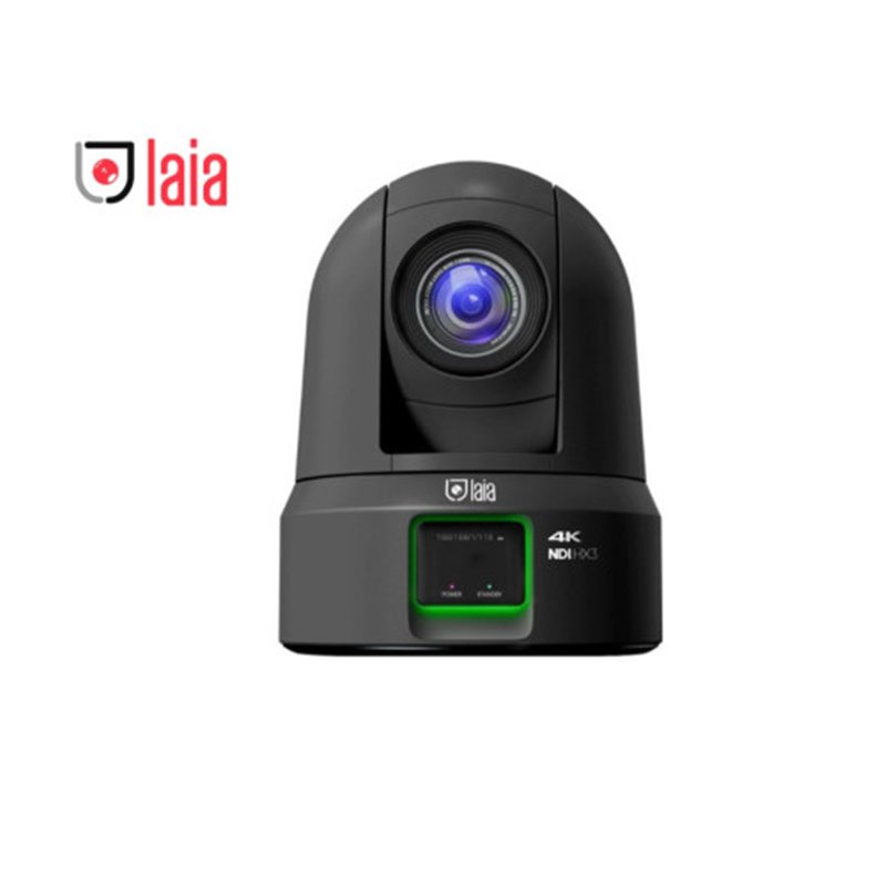 LAIA (PRC-425NB) BROADCASTER PRO 25X NDI 3G (BLACK) - CÁMARA PTZ, SENSOR SONY CMOS 1/1,8", 4KP60, LENTE CON ZOOM ÓPTICO 25X. USB