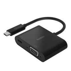 Belkin AVC001BTBK base para portátil y replicador de puertos USB 3.2 Gen 1 (3.1 Gen 1) Type-C Negro
