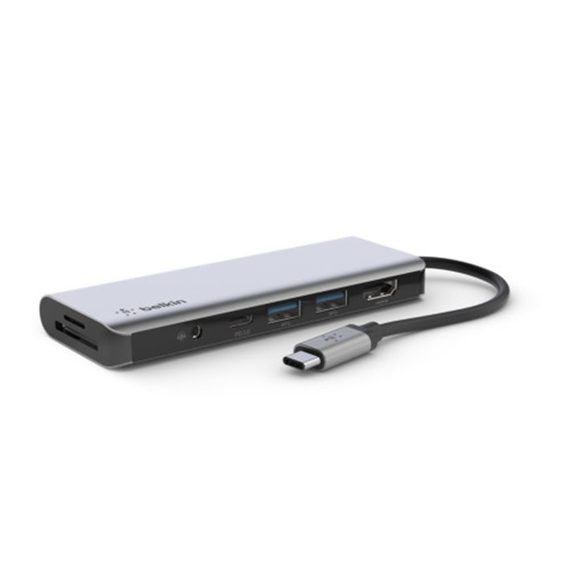 Belkin AVC009btSGY USB 3.2 Gen 1 (3.1 Gen 1) Type-C Plata