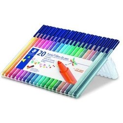 ESTUCHE 20 PIEZAS TRIPLUS COLOR 323 (14+6 DE REGALO)  SURTIDAS STAEDTLER 323 SB20P1