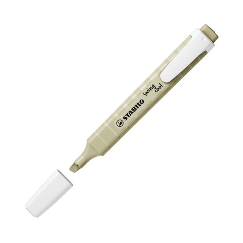 MARCADOR FLUORESCENTE SWING COOL NATURE TRAZO 1/4MM. VERDE BARRO STABILO 275/137