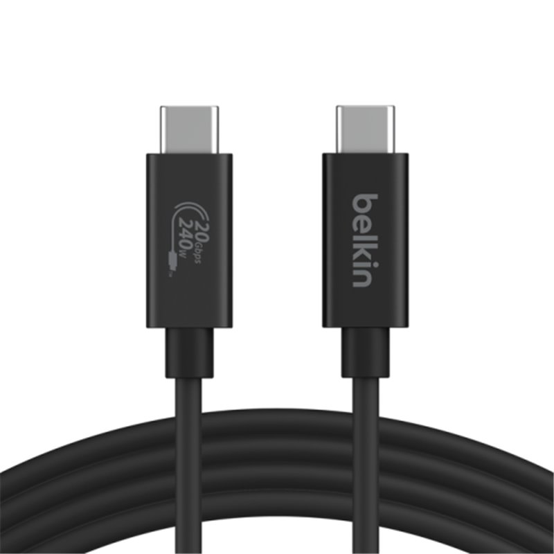 Belkin INZ004BT2MBK cable USB USB4 Gen 2x2 2 m USB C Negro