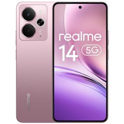 realme 14 16,9 cm (6.67") SIM doble Android 15 5G 12 GB 256 GB 5860 mAh Rosa