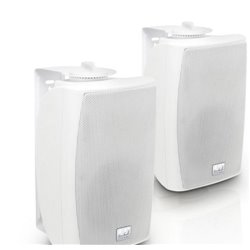 LD SYSTEMS INTEGRATION SERIE CONTRACTOR (LDCWMS42W100V) 4" 2-WAY WALL MOUNT SPEAKER 100 V WHITE (PAIR) WARRANTY 2 YEARS (PU4)