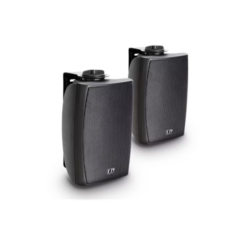 LD SYSTEMS INTEGRATION SERIE CONTRACTOR (LDCWMS42B100V) 4" 2-WAY WALL MOUNT SPEAKER 100 V BLACK (PAIR) WARRANTY 2 YEARS (PU4)