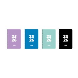 AGENDA ESCOLAR 2025-2026 TEENS TAPA PLASTICO 4º SEMANA VISTA ENRI 400195413