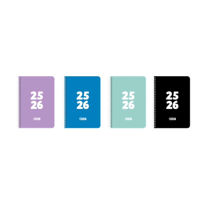 AGENDA ESCOLAR 2025-2026 TEENS TAPA PLASTICO 4º SEMANA VISTA ENRI 400195413