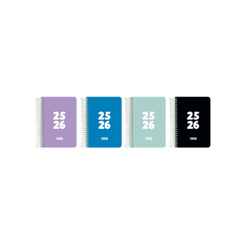 AGENDA ESCOLAR 2025-2026 TEENS TAPA PLASTICO 8º DIA PAGINA ENRI 400195412