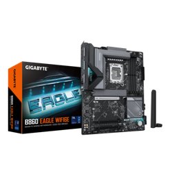 GIGABYTE B860 EAGLE WIFI6E Placa base - CPUs Intel Core Ultra, VRM de 12+1+2+1 fases, hasta 9066MHz DDR5, 1xPCIe 5.0 + 2xPCIe 4.