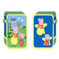 Plumier doble azul globos Peppa Pig