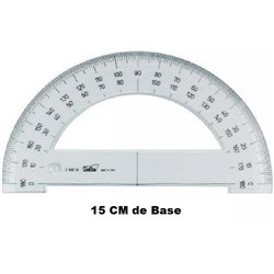 REGLA SEMICIRCULO - TRANSPORTADOR DE ANGULOS