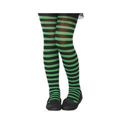 PANTYS RAYAS VERDE INFANTIL T. UNICA