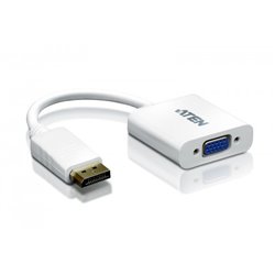 Aten Displayport/VGA adapter DisplayPort Male VGA HDB-15 Female Blanco