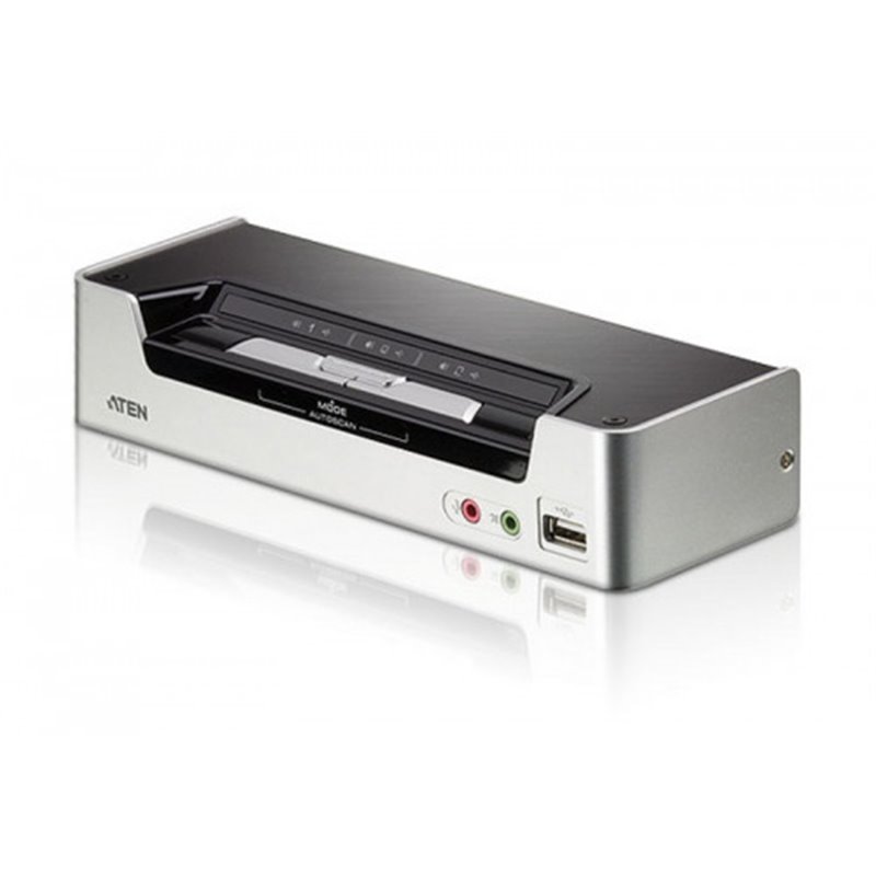 ATEN SWITCH KVMP HDMI/AUDIO USB DE 2 PUERTOS (CS1792-AT-G)