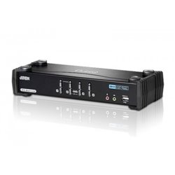 ATEN SWITCH KVMP DVI/AUDIO DUAL LINK USB DE 4 PUERTOS (CS1784A-AT-G)