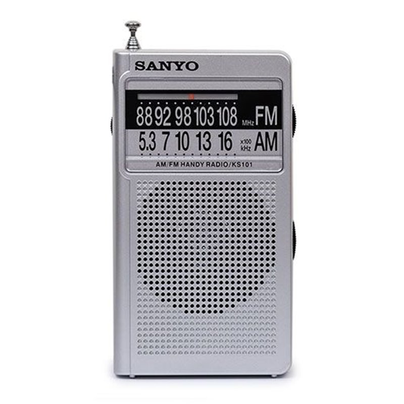 Radio Portatil Sanyo KS101 con Altavoz AM/FM