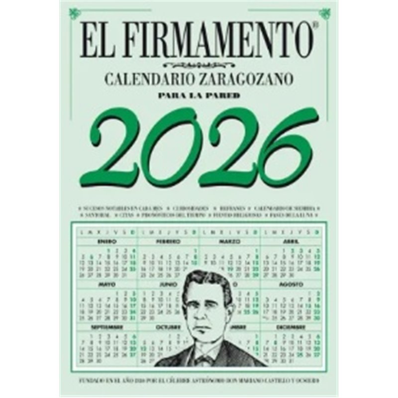 CALENDARIO ZARAGOZANO DE PARED 2026