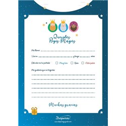 CARTAS DE REYES MAGOS IMPRESA