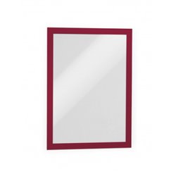 PACK 10 MARCOS INFORMATIVOS DURAFRAME AUTOAHESIVO A4 ROJO DURABLE 488203