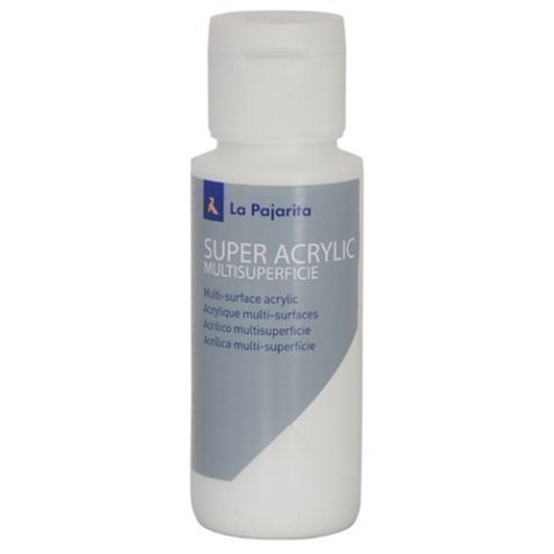 PINTURA ACRILICA LA PAJARITA MULTISUPERFICIE 60 ML.
