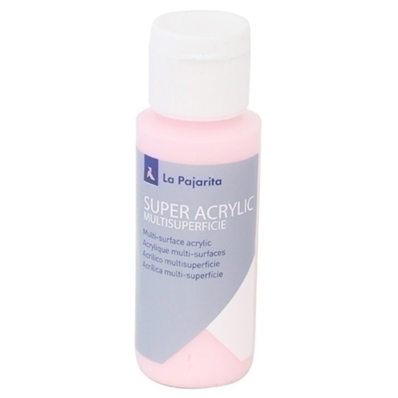 PINTURA ACRILICA LA PAJARITA MULTISUPERFICIE 60 ML.
