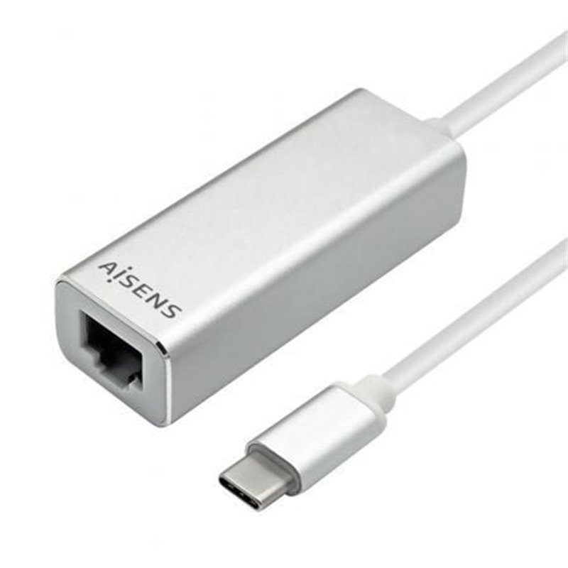 Adaptador USB Tipo-C - RJ45 Aisens A109-0341/ 1000Mbps