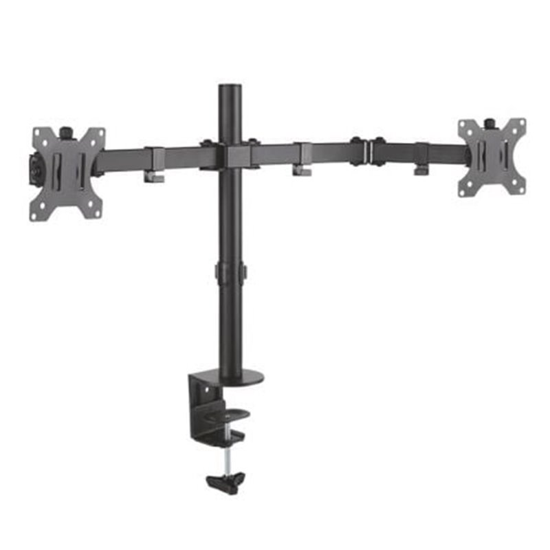 Soporte de Mesa para 2 Monitores Aisens DT32TSR-041/ Giratorio/ Inclinable/ hasta 8kg