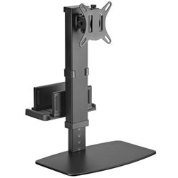 Soporte de Sobremesa para Monitor,TV y MiniPC Aisens DT32TSR-165/ Giratorio/ Inclinable/ hasta 8kg
