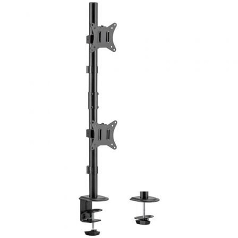 Soporte de Mesa para 2 Monitores o TV Aisens DT32TSR-229/ Giratorio/ Inclinable/ hasta 9kg