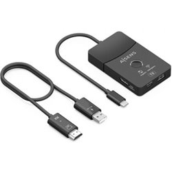 Adaptador/Transmisor de v�deo inal�mbrico USB Tipo-C - HDMI Aisens ASWL-H2KDC30M05-BK/ 100W