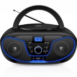 Radio CD Daewoo DW3012/ 4W/ Negro y Azul