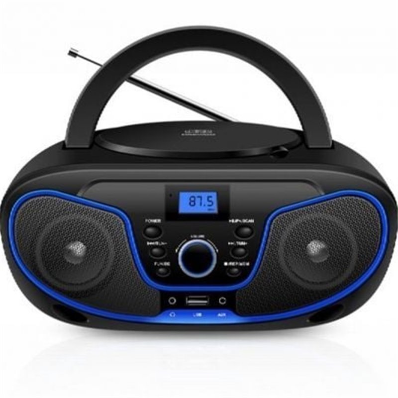 Radio CD Daewoo DW3012/ 4W/ Negro y Azul