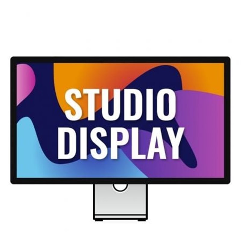 Apple Studio Display 27"/ Cristal Nanotexturizado/ Soporte con Altura e Inclinacion Ajustables 2025