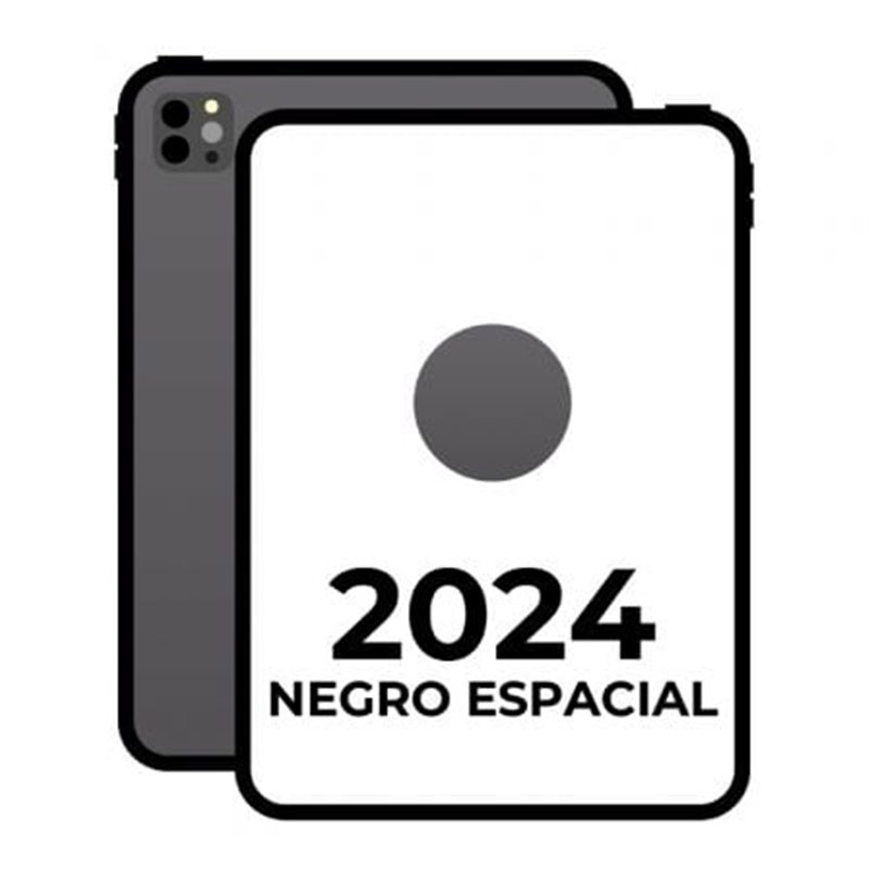 Apple iPad Pro 11" 2024 5th Wifi/ M4/ 2Tb/ Negro Espacial
